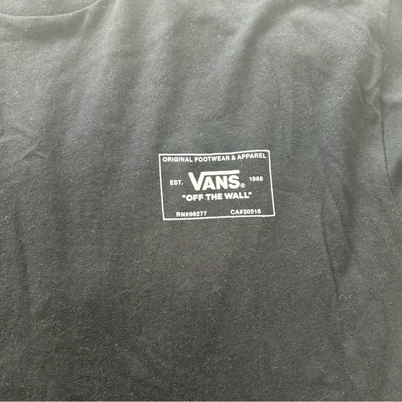 Vans Classic Black Long Sleeve Tee - Picture 4 of 4